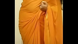 Punam in yellow saree boobs squeezed, sucked and cummed on face. Full video available at Full video available at  tinyurl.com/punambhabi2